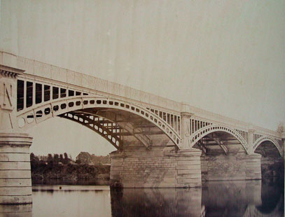 «Pont à Andé» (27) de Jules Camus, vers 1864